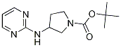 3-(PyriMidin-2-ylaMino)-pyrrolidine-1-carboxylic acid tert-butyl ester Structure