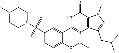 5-[2-Ethoxy-5-[(4-Methyl-4-oxido-1-piperazinyl)sulfonyl]phenyl]-1,6-dihydro-1-Methyl-3-(2-Methylpropyl)-7H-pyrazolo[4,3-d]pyriMidin-7-one Structure