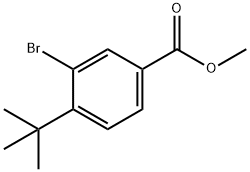 methyl 3-bromo-4-tert-butylbenzoate Structure