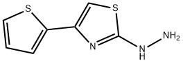 2-Hydrazino-4-(2-thienyl)thiazole, 97% Structure