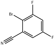 2-broMo-3,5-difluorobenzonitrile Structure