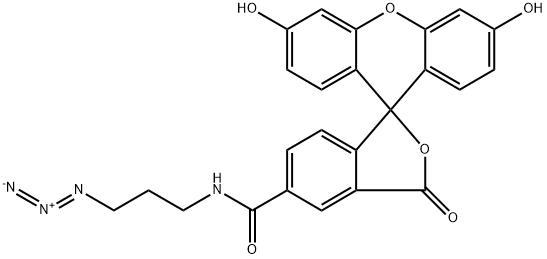 5-Carboxyfluorescein-azide Structure