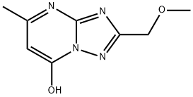 2-(Methoxymethyl)-5-methyl-[1,2,4]triazolo[1,5-a]pyrimidin-7-ol Structure