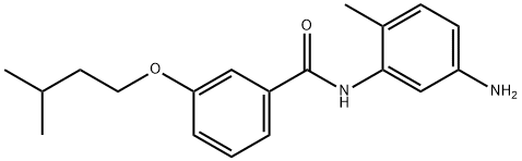 N-(5-Amino-2-methylphenyl)-3-(isopentyloxy)-benzamide Structure