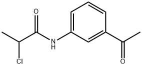 N-(3-Acetylphenyl)-2-chloropropanamide Structure
