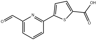 5-(6-formylpyridin-2-yl)thiophene-2-carboxylic acid Structure