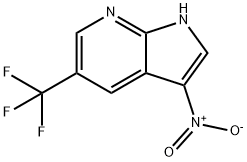 3-nitro-5-(trifluoromethyl)-1H-pyrrolo[2,3-b]pyridine Structure