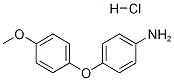 4-(4-METHOXYPHENOXY)ANILINE HYDROCHLORIDE Structure