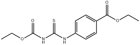 Ethyl 4-({[(ethoxycarbonyl)amino]methanethioyl}-amino)benzoate Structure
