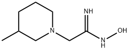 N'-hydroxy-2-(3-methylpiperidino)ethanimidamide Structure