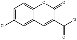 6-chloro-2-oxo-2H-chromene-3-carbonyl chloride Structure