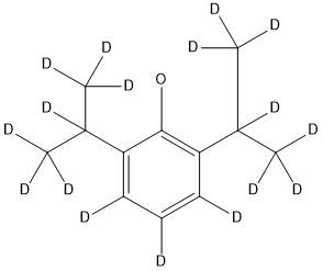 Propofol-d17 Structure