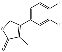 4-(2,4-Difluorophenyl)-3-methyl-2(5H)-furanone Structure