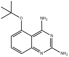 5-tert-butoxyquinazoline-2,4-diaMine Structure