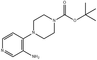 1-BOC-4-(3-AMINO-4-PYRIDINYL)-PIPERAZINE Structure