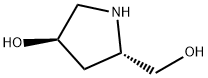 2-PyrrolidineMethanol, 4-hydroxy-, hydrochloride (1:1), (2S,4R)- Structure