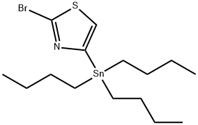 2-Bromo-5-(tributylstannyl)thiazole Structure