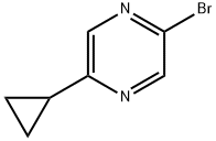 2-BroMo-5-cyclopropylpyrazine Structure