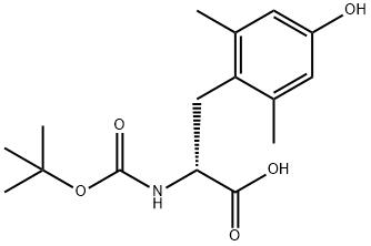 (R)-2-((tert-butoxycarbonyl)aMino)-3-(4-hydroxy-2,6-diMethylphenyl)propanoic acid Structure