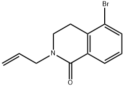 2-Allyl-5-broMo-3,4-dihydroisoquinolin-1(2H)-one Structure