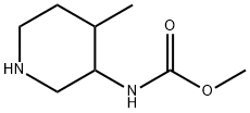 Methyl (4-Methylpiperidin-3-yl)carbaMate Structure