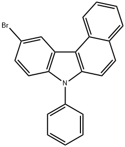 10-Bromo-7-phenyl-7H-benzo[c]carbazole Structure