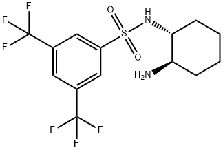 N-[(1R,2R)-2-aMinocyclohexyl]-3,5-bis(trifluoroMethyl)- BenzenesulfonaMide Structure
