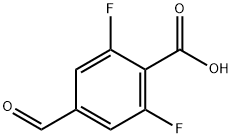 2,6-Difluoro-4-forMylbenzoic acid Structure