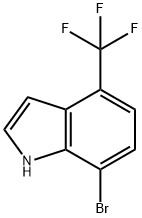 7-bromo-4-(trifluoromethyl)-1H-indole Structure
