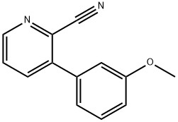 3-(3-Methoxyphenyl)picolinonitrile Structure