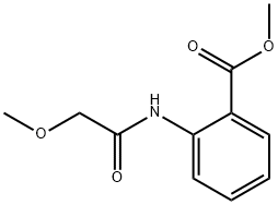 Benzoic acid, 2-[(Methoxyacetyl)aMino]-, Methyl ester Structure
