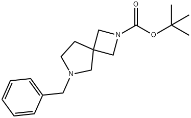 Tert-butyl 6-benzyl-2,6-diazaspiro[3.4]octane-2-carboxylate Structure