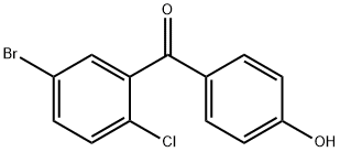 (5-broMo-2-chlorophenyl)(4-hydroxyphenyl)Methanone Structure