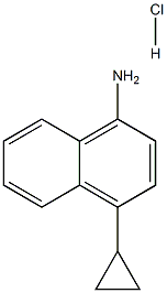 4-cyclopropylnaphthalen-1-aMine hydrochloride Structure