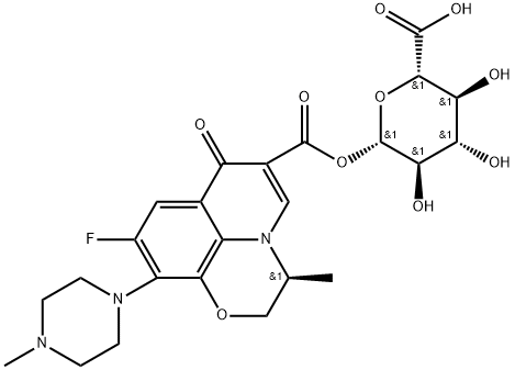 Levofloxacin Acyl-β-D-glucuronide Structure