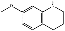 7-Methoxy-1,2,3,4-tetrahydroquinoline Structure