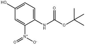 tert-butyl 4-hydroxy-2-nitrophenylcarbaMate Structure