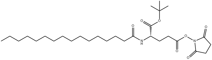 204521-63-1 Nε-PalMitoyl-L-glutaMic Acid γ-SucciniMidyl-α-tert-butyl Ester