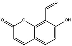 7-Hydroxy-2-oxo-2H-chroMene-8-carbaldehyde Structure
