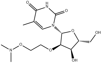 2'-O-[2-[(diMethylaMino)oxy]ethyl]-5-Methyl-uridine Structure