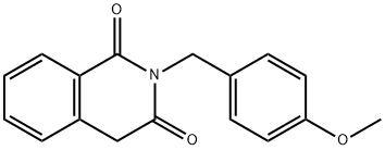 2-(4-methoxybenzyl)isoquinoline-1,3(2H,4H)-dione Structure