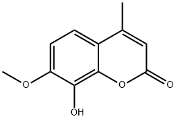 7-Methoxy-8-hydroxy-4-MethylcouMarin Structure