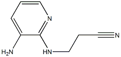 3-((3-AMinopyridin-2-yl)aMino)propanenitrile Structure