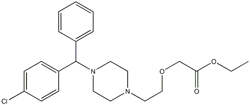 Cetirizine Ethyl Ester (USP RC A) Structure