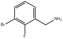 (3-bromo-2-fluorophenyl)methanamine Structure