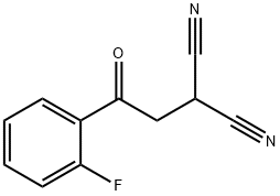 2-[2-(2-Fluorophenyl)-2-oxoethyl]propanedinitrile Structure