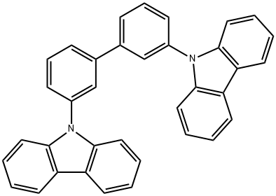 3,3′-Di(9H-carbazol-9-yl)biphenyl Structure
