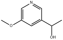 1-(5-METHOXYPYRIDIN-3-YL)ETHAN-1-OL Structure