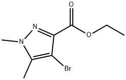Ethyl 4-broMo-1,5-diMethylpyrazole-3-carboxylate Structure