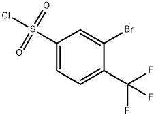 3-broMo-4-(trifluoroMethyl)benzenesulfonyl Chloride Structure
